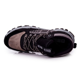 Pánské trekové boty Big Star II174203 černošedé béžový černá šedá 1