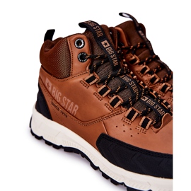 Vysoké sportovní boty Big Star II174179 hnědé hnědý černá 1