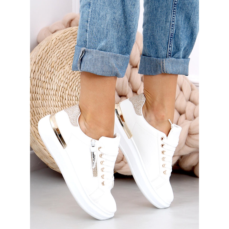 Dámské tenisky Idda Gold bílý 1