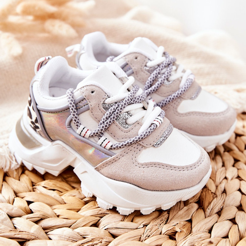 FR1 Dětské sportovní boty Tenisky White Rommie bílý vícebarevný 1