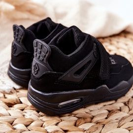 FR1 Dětské kožené sportovní boty černé Marisa černá 1