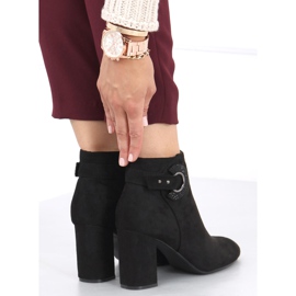 Polla Black vysoké podpatky černý 1