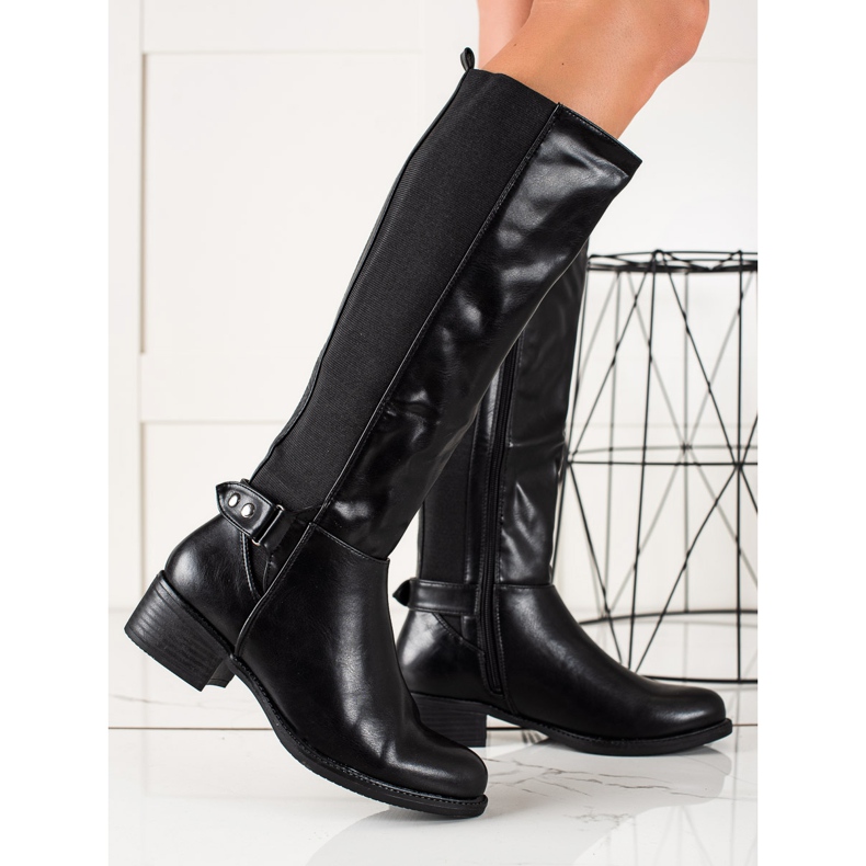 Small Swan Klasické boty s izolací černý 2