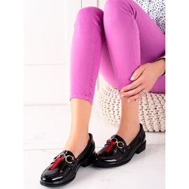 Filippo Lakované kožené boty černá 1