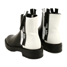 Dámské černé a bílé boty Lee Cooper LCJ-21-47-0650LA černý 4