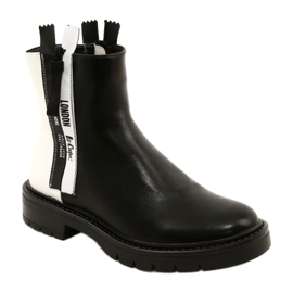 Dámské černé a bílé boty Lee Cooper LCJ-21-47-0650LA černý 1
