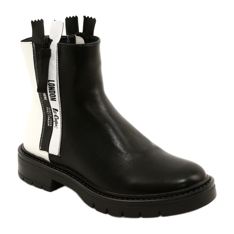 Dámské černé a bílé boty Lee Cooper LCJ-21-47-0650LA černý 1