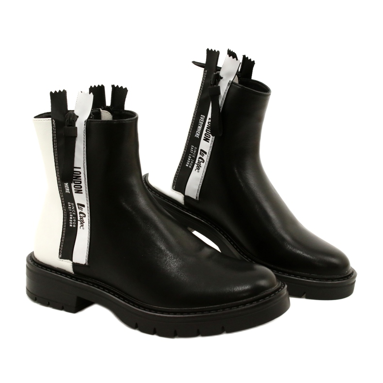 Dámské černé a bílé boty Lee Cooper LCJ-21-47-0650LA černý 5