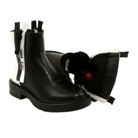 Dámské černé a bílé boty Lee Cooper LCJ-21-47-0650LA černý 6