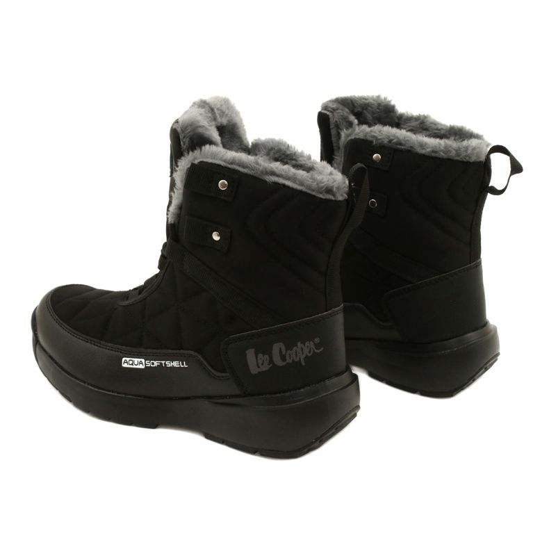 Dámské sněhové boty na softshell Lee Cooper LCJ-21-17-0590L Black Black černý 3