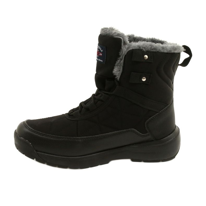 Dámské sněhové boty na softshell Lee Cooper LCJ-21-17-0590L Black Black černý 2