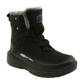 Dámské sněhové boty na softshell Lee Cooper LCJ-21-17-0590L Black Black černá 1