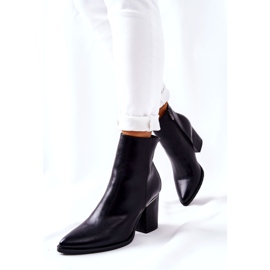 POTOCKI Klasické černé boty Airah na vysokém podpatku černá 5 POTOCKI Klasické černé boty Airah na vysokém podpatku černá 5