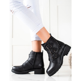 Anesia Paris Pracovníci se sponami černá 1