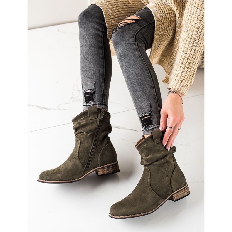 Evento Módní zelené kovbojky zelená 1