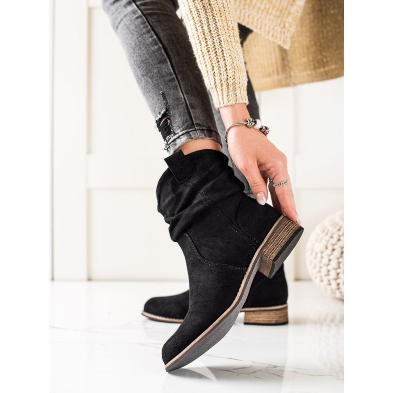 Evento Módní černé kovbojky černý 2