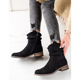 Evento Módní černé kovbojky černý 1