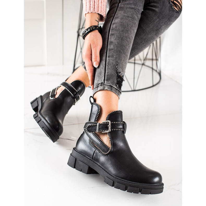 Bestelle Nazouvací módní dělnice černá 1