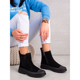 Dámské kozačky Big Star II274354 černý 1