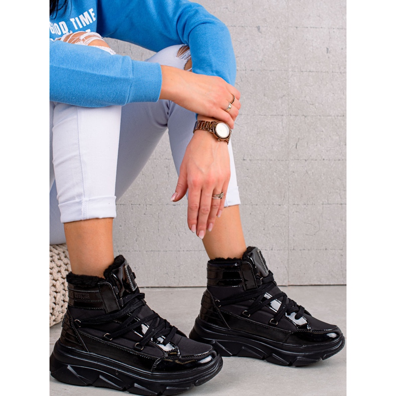 Dámské sněhové boty Big Star II274311 černá 1