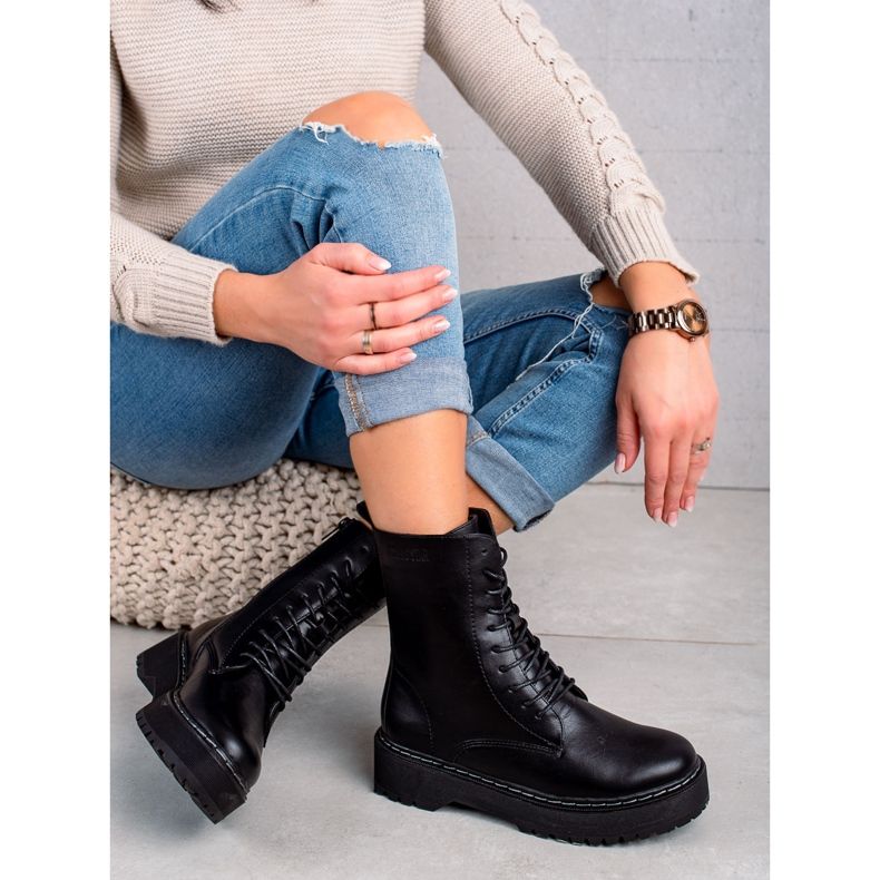 Dámské boty Big Star II274109 černý 1