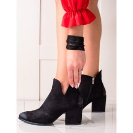 W. Potocki Semišové boty Potocki černá 2