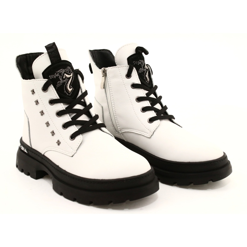 Bílé zateplené boty Filippo DBT3063 / 21 WH bílý 6