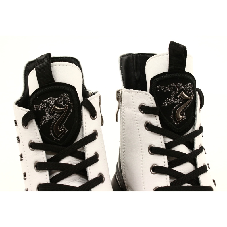 Bílé zateplené boty Filippo DBT3063 / 21 WH bílý 8