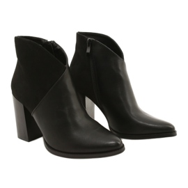 Boty na sloupku Černý Filippo DBT1575 / 21 BK 4