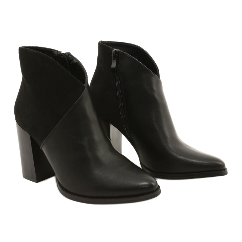 Boty na sloupku Černý Filippo DBT1575 / 21 BK 4