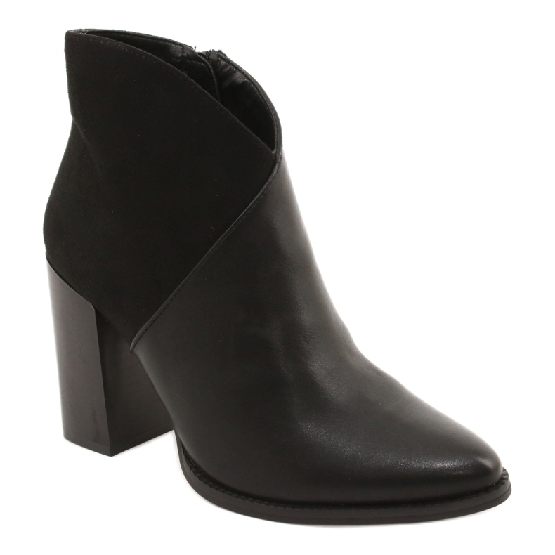 Boty na sloupku Černý Filippo DBT1575 / 21 BK 1