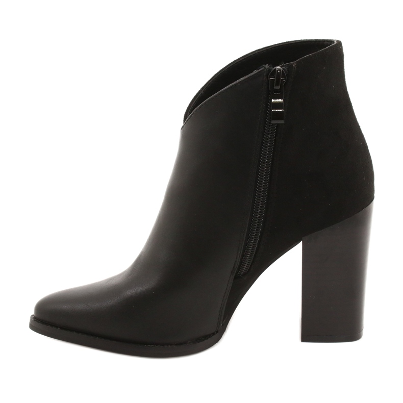 Boty na sloupku Černý Filippo DBT1575 / 21 BK 2