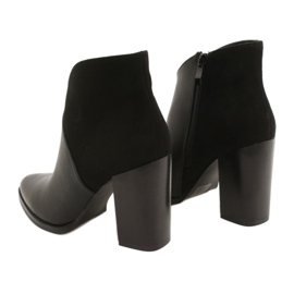 Boty na sloupku Černý Filippo DBT1575 / 21 BK 3