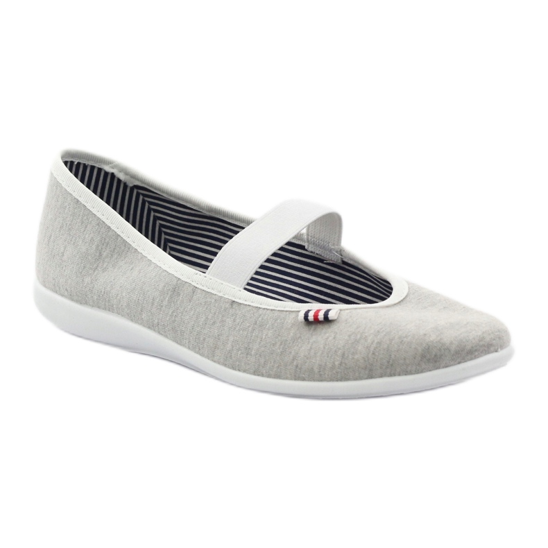 Dámské balerínkové tenisky Befado 493q sz bílý vícebarevný šedá 2