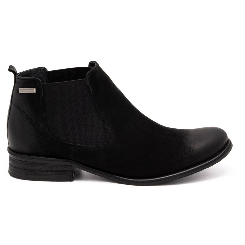 Exquisite Kožené boty Jodhpur boots 835EX černé černý 1