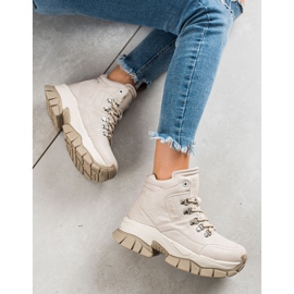 Dámské boty Big Star II274331 béžový 1 Dámské boty Big Star II274331 béžový 1