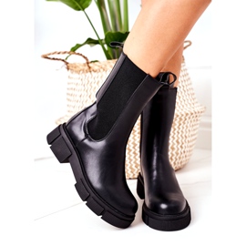 PS1 Černé teplé boty Jodhpur boty musíte mít černá 5