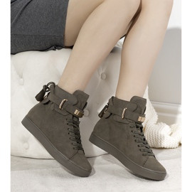 Pohanské dámské zelené kozačky zelený 1