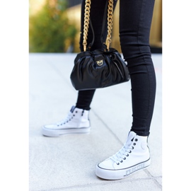 Vysoké tenisky na bílé platformě Big Star II274014 bílý 2