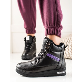 TRENDI Sněhule s Glitter Supermo černá 1