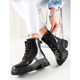 Sergio Todzi Black Trappers Na Platformě černý 2