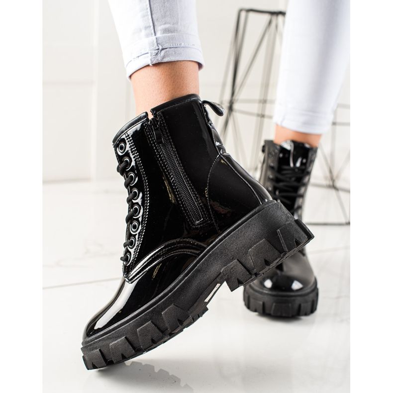 Sergio Todzi Black Trappers Na Platformě černý 1