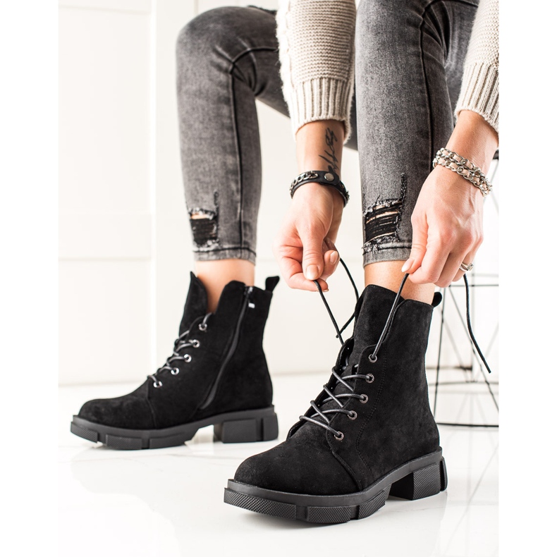 Goodin Semišoví dělníci černý 1