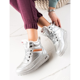 TRENDI Sněhule s Glitter Supermo stříbro 2