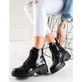 Goodin Klasické Trapper Boty Na Platformě černý 2