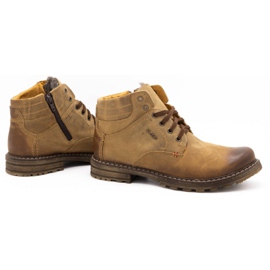 ABIS Teplé pánské boty 197 hnědé hnědý 3