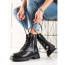 TRENDI Módní černé lapače černý 2