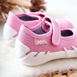 BEFADO S.A. Inblu lesklé pantofle 109P223 růžové růžový 2