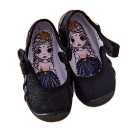 BEFADO S.A. Pantofle Inblu Shiny 109P227 Black Ballerina černý 1
