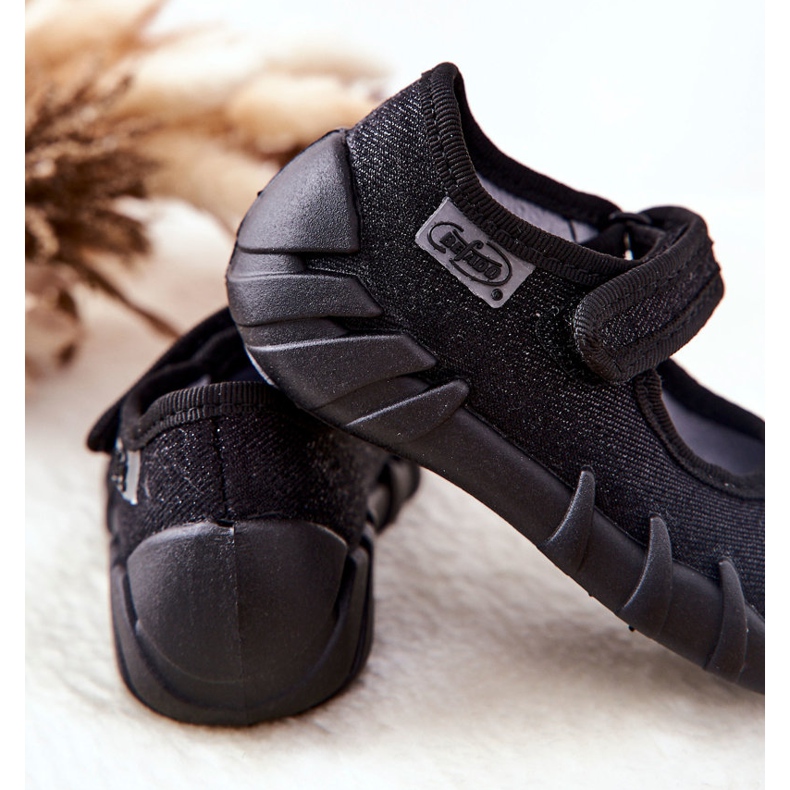 BEFADO S.A. Pantofle Inblu Shiny 109P227 Black Ballerina černý 2